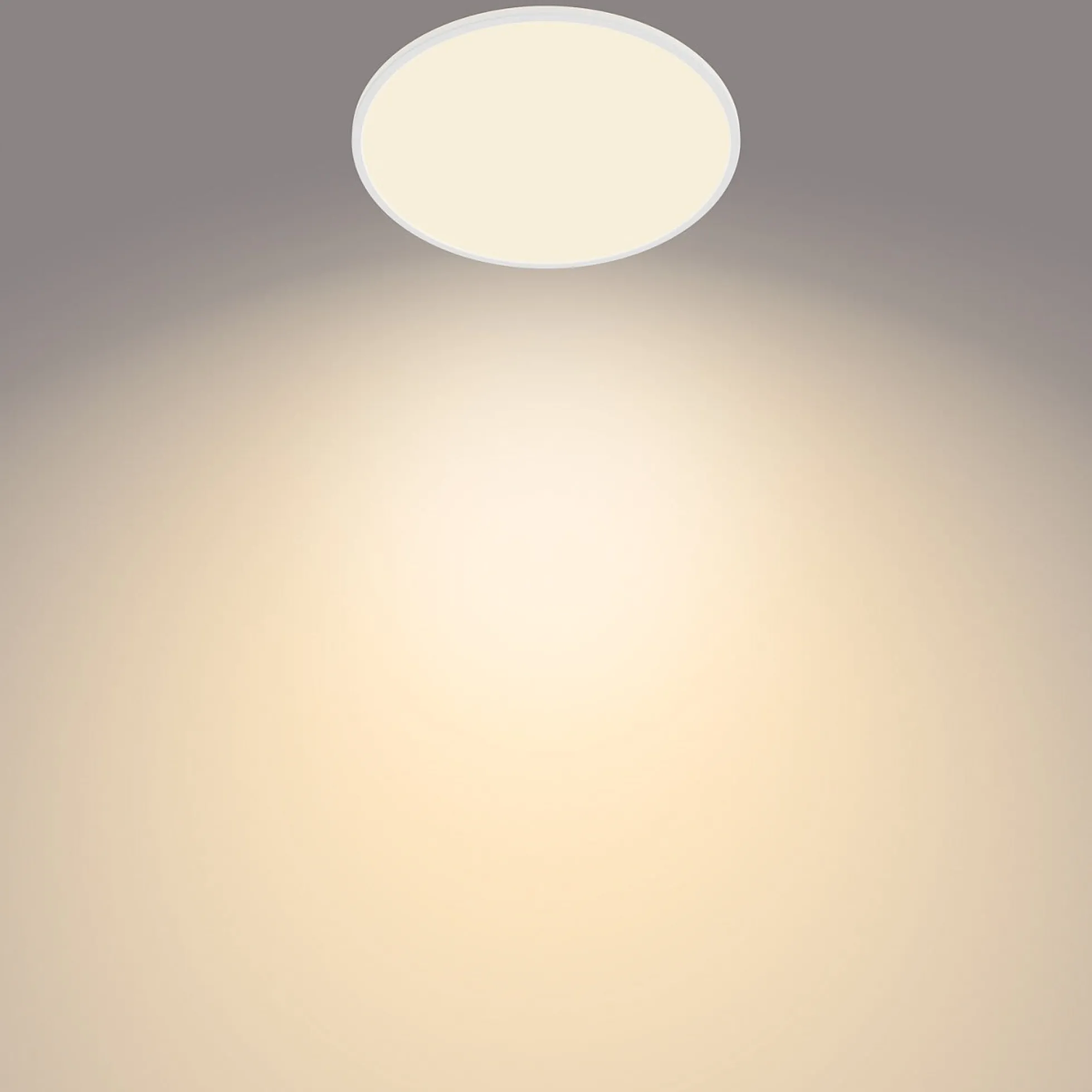 Philips Super Slim plafond/loftlampe, SceneSwitch, 15W, 1300lm, 2700K, IP20, hvid