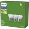 Philips Ultra Efficient GU10 A LED-pære, 2700K, 375lm, 36°, 2,1W - 3 pak