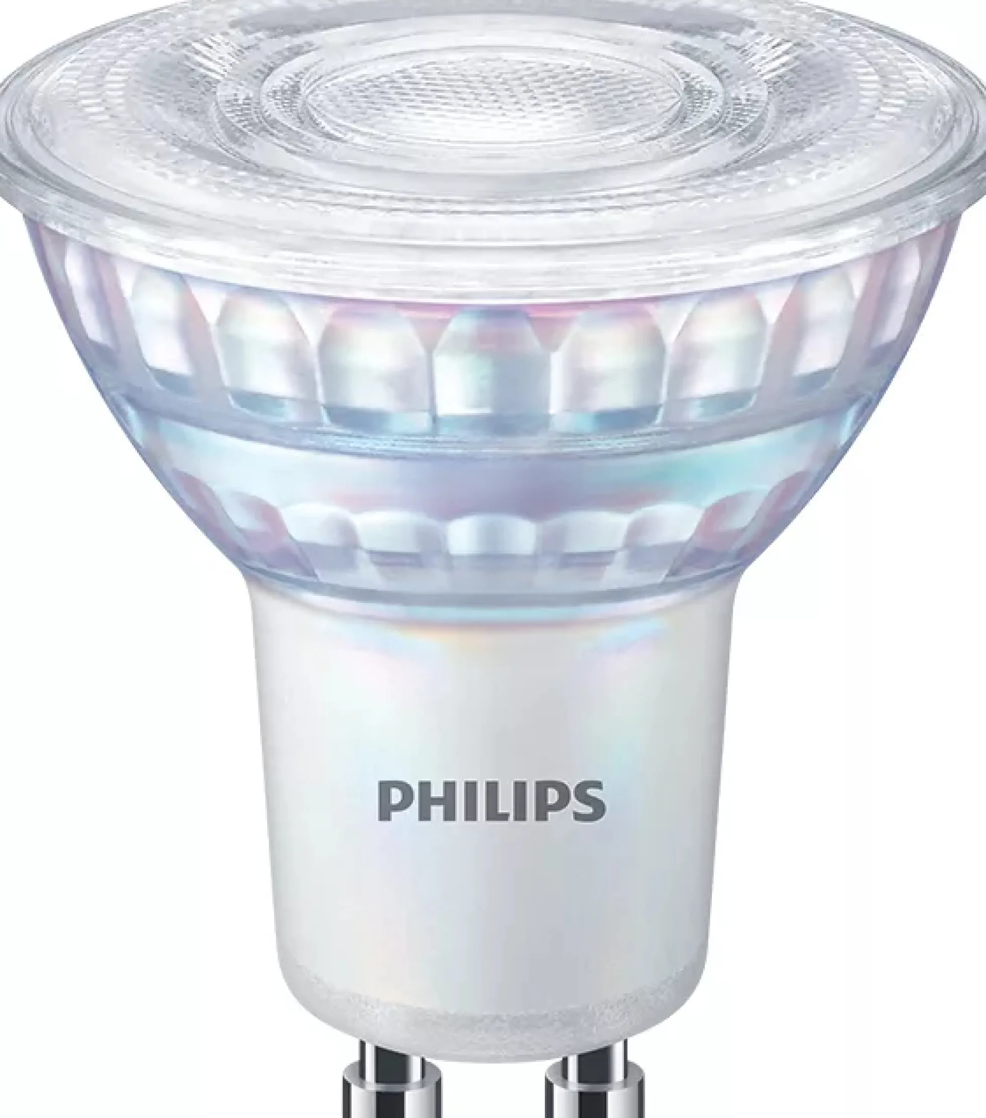 Philips WarmGlow GU10 LED-pære, 2200-2700K, 345lm, 36°, 3,8W - 3 pak