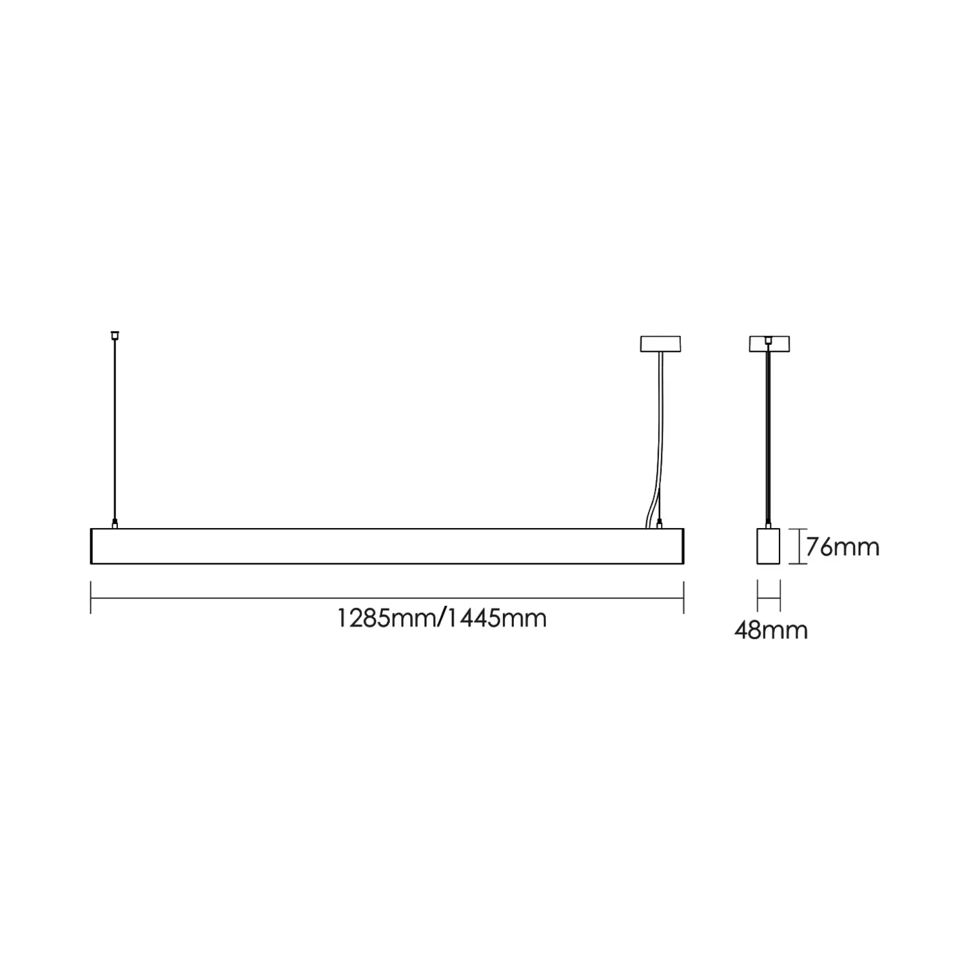 Phoenix DALI kontorarmatur up/down, 6000lm - Ledpro