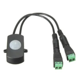 PIR sensor til LED strip - 12V (60W), 24V (120W), med skrueterminaler
