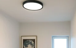 Plafond Disc 760, LED 4000K, hvid/sort, DALI - SG Armaturen