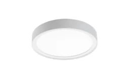 Plafond Disc 290, LED 17W, med sensor og dæmpning, hvid/sort - SG Armaturen