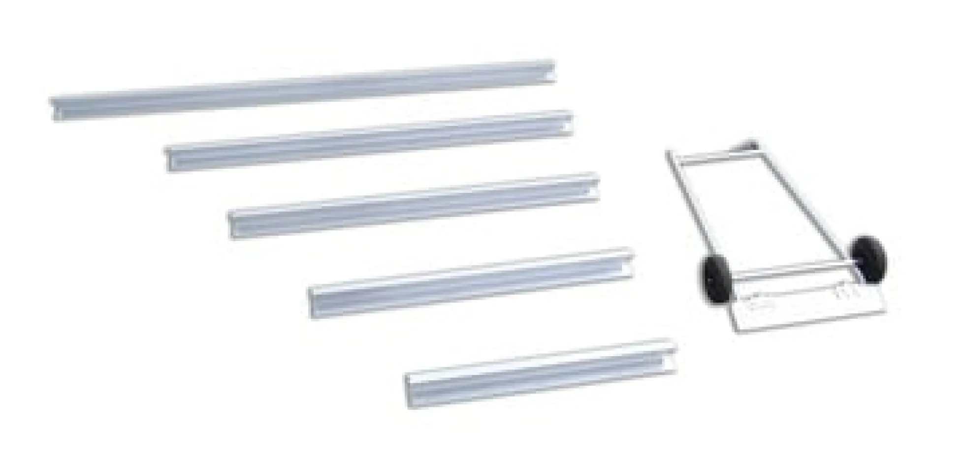 Planervogn uden skinne, 1,5 - 4,0 meter, 810 mm sporvidde - Baron