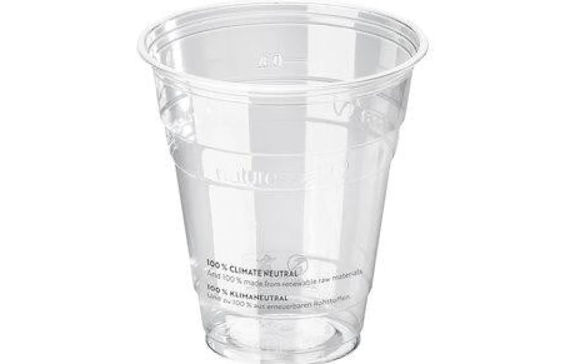 Plastikglas PLA, klar, 40cl, Ø96mm, 50 stk/pose - Antalis - 24 stk