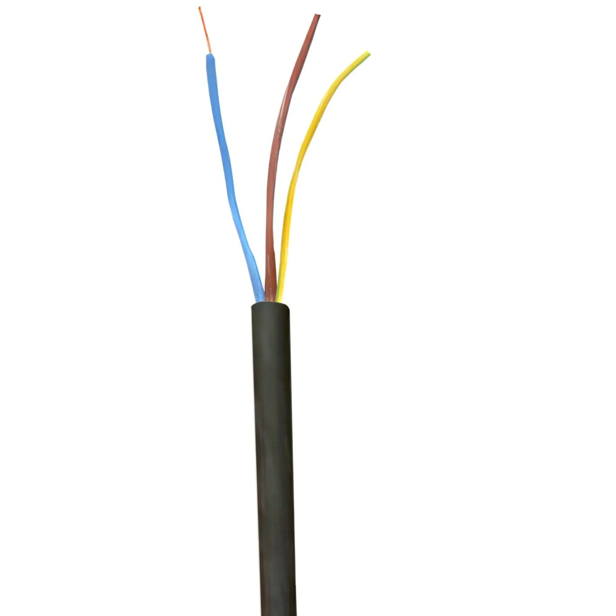 Plastkappeledning H05 VV-F, 3G1,50, R50