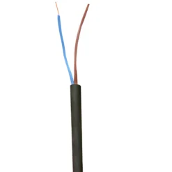 Plastkappeledning H03 VV-F, 2X0,75, R100