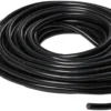 Plastledning, rund, 10 meter, sort, H03VV-F 2x0,75mm2 (PKL)