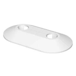Plastroset hvid 2-delt Ø16 mm, dobbelt