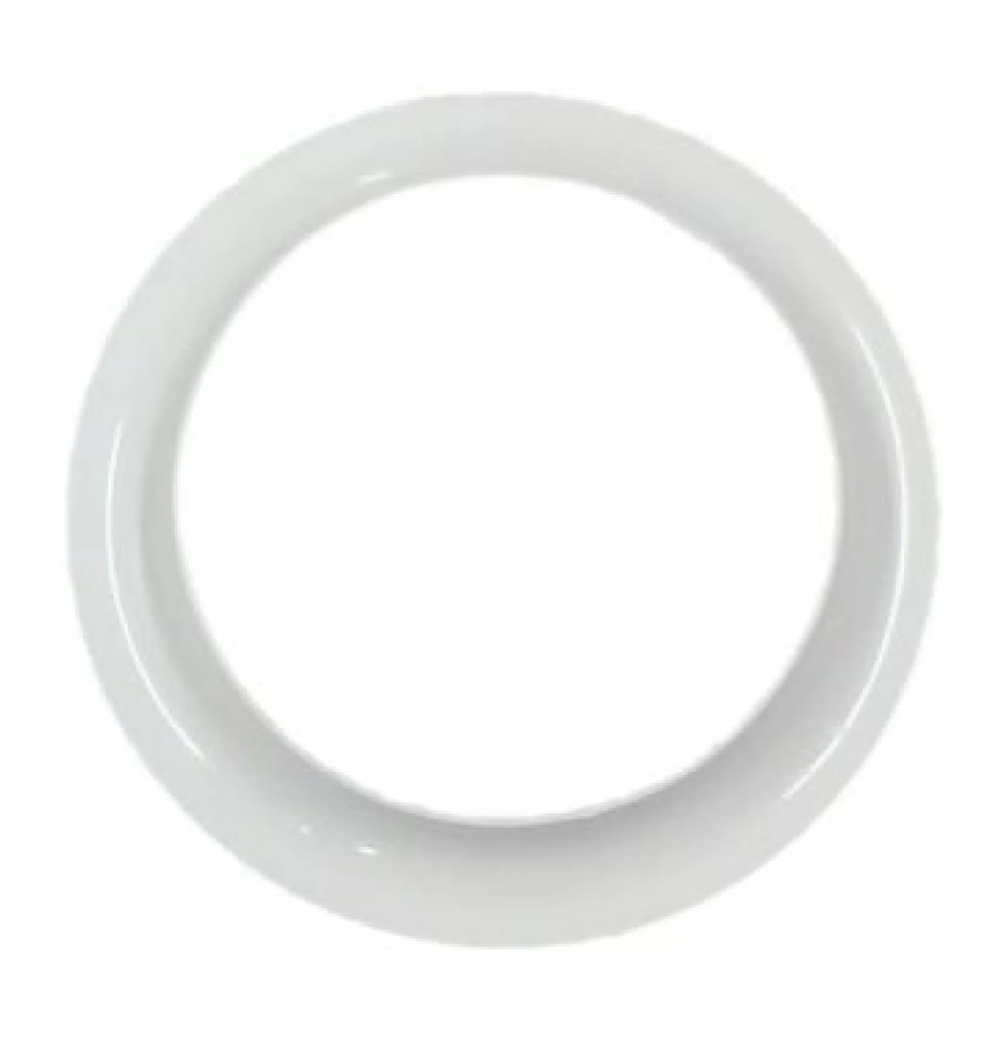 Plastroset til Ø110 mm, hvid