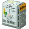 Plugs PX, 5,5 x 25 mm, 100 stk., gul - Tillex
