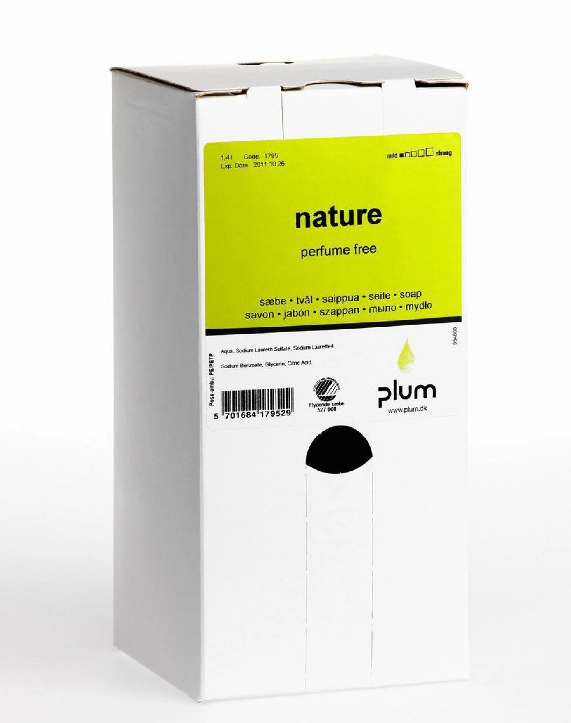 Plum cremesæbe Nature, 1,4 liter, MP 2000 dispenser