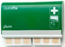 Plum QuickFix plasterdispenser, med 2 x 45 stk. vandfaste plaster