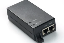 PoE injector, 15,4W, 802.3af, 100-240V, 50-60Hz, 48V DC, 1000Mbps, 100 meter - MicroConnect