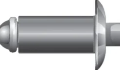 Popnitte, Ø4,8x14,5 mm, kravediameter 9,5 mm, aluminium/stål