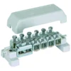 Potentialudligningsskinne K12, 10 ledere, 2,5-95 mm², med dæksel