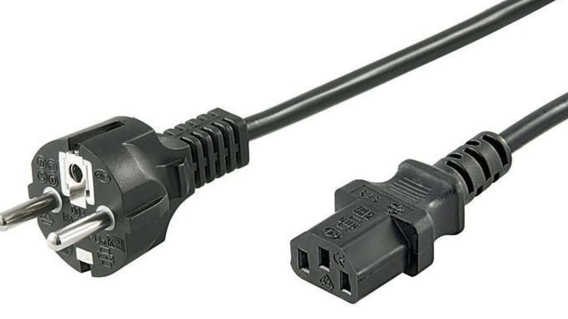 Powerkabel Schuko-C13 1,8m