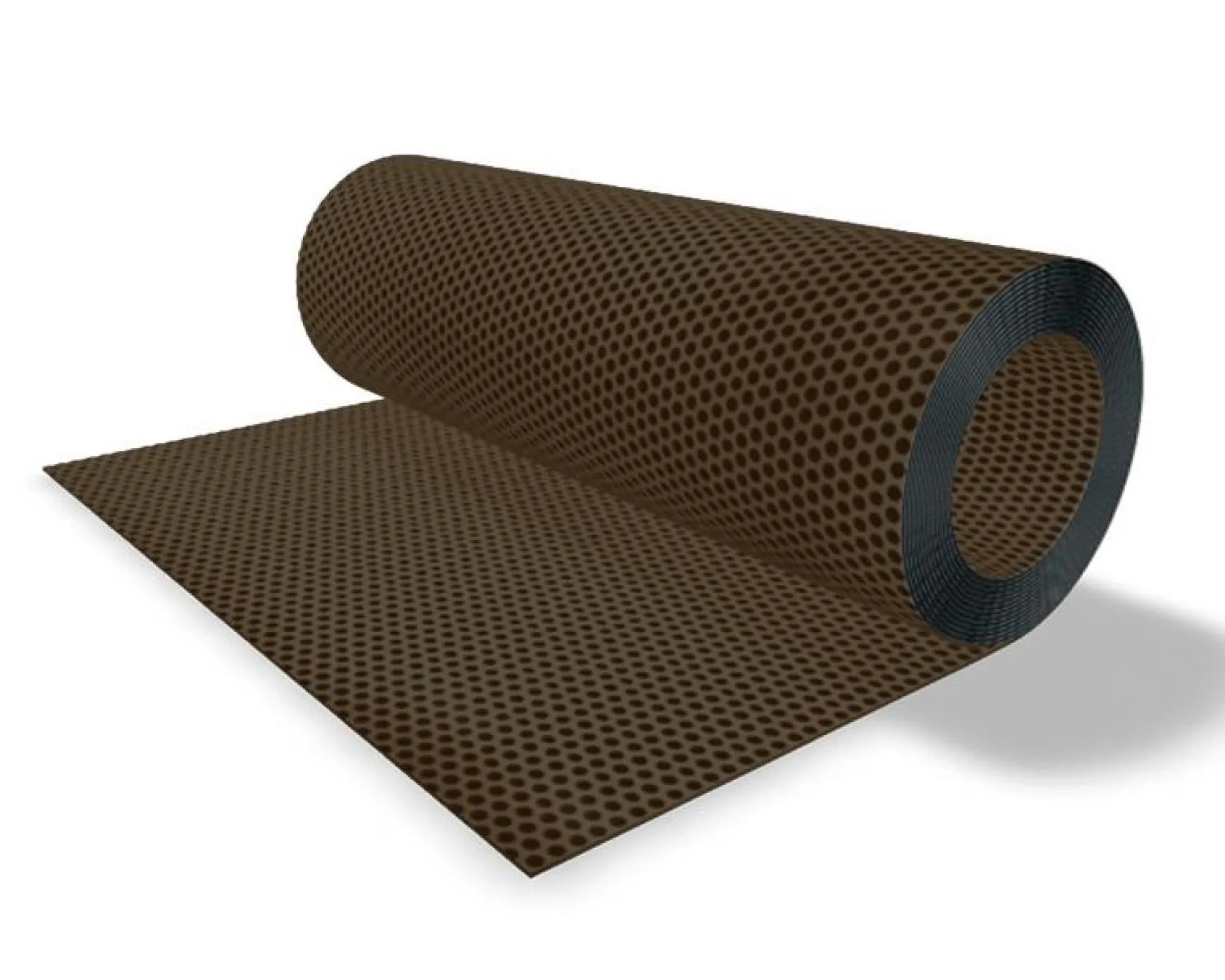 Prefa aluminium hulplade, 1 mm, 1 meter x 2 meter, brun x antracit - pr. kg