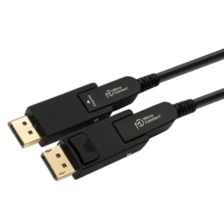 Premium fiber Mini DP kabel, med aftagelige DisplayPort stik i begge ender, understøtter 8K 60Hz, 32,4 Gbps, YUV4:4:4, EDID/HBR3 - MicroConnect