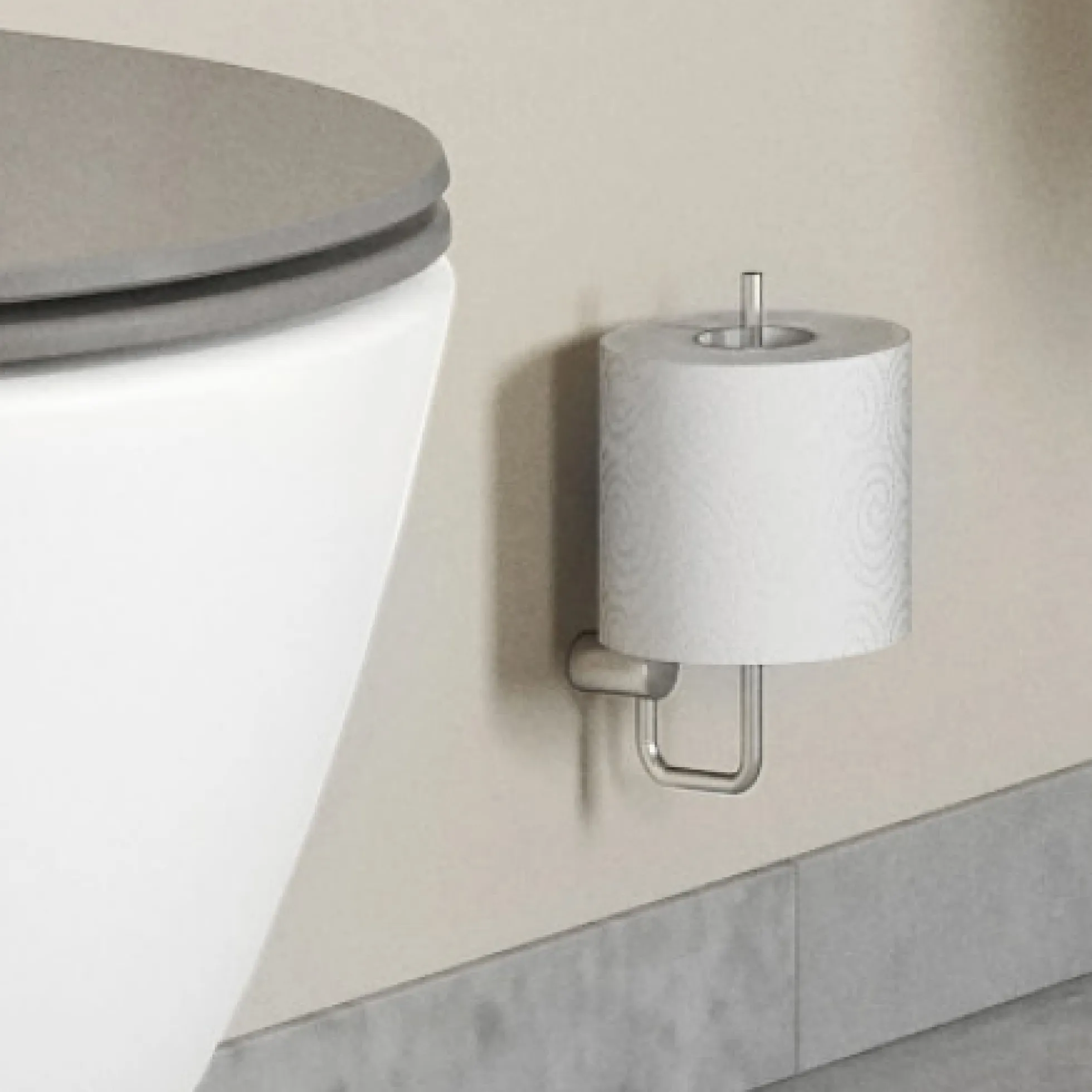Pressalit Choice Reservepapirholder med plade - flere farver