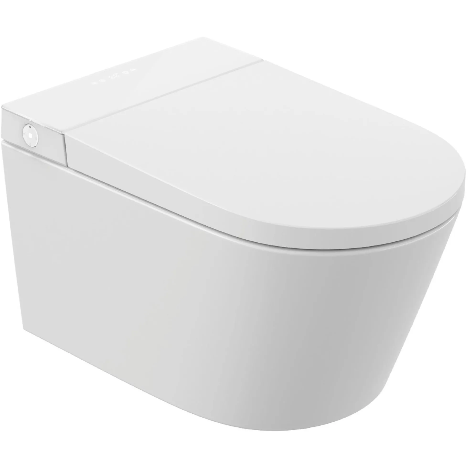 Pressalit SMART douchetoilet væghængt inkl. sæde hvid