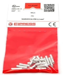 Pressemuffe KS1,5, 1,5mm², 20 stk.