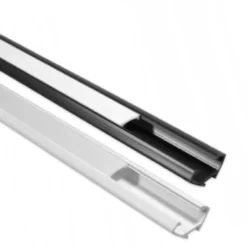 PVC hjørneprofil til LED strip, 15x15 mm