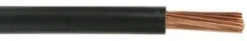 PVT ledning (90°C), 450/750V, H07V2-K, 1x6 mm² - 100 meter