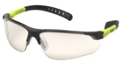 Pyramex Sitecore sikkerhedsbrille, klar I/O linse, kurvede linser, justerbar i 3 længder