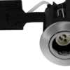 Quick Install HIGH indbygningsspot 230V (Rund), børstet aluminium