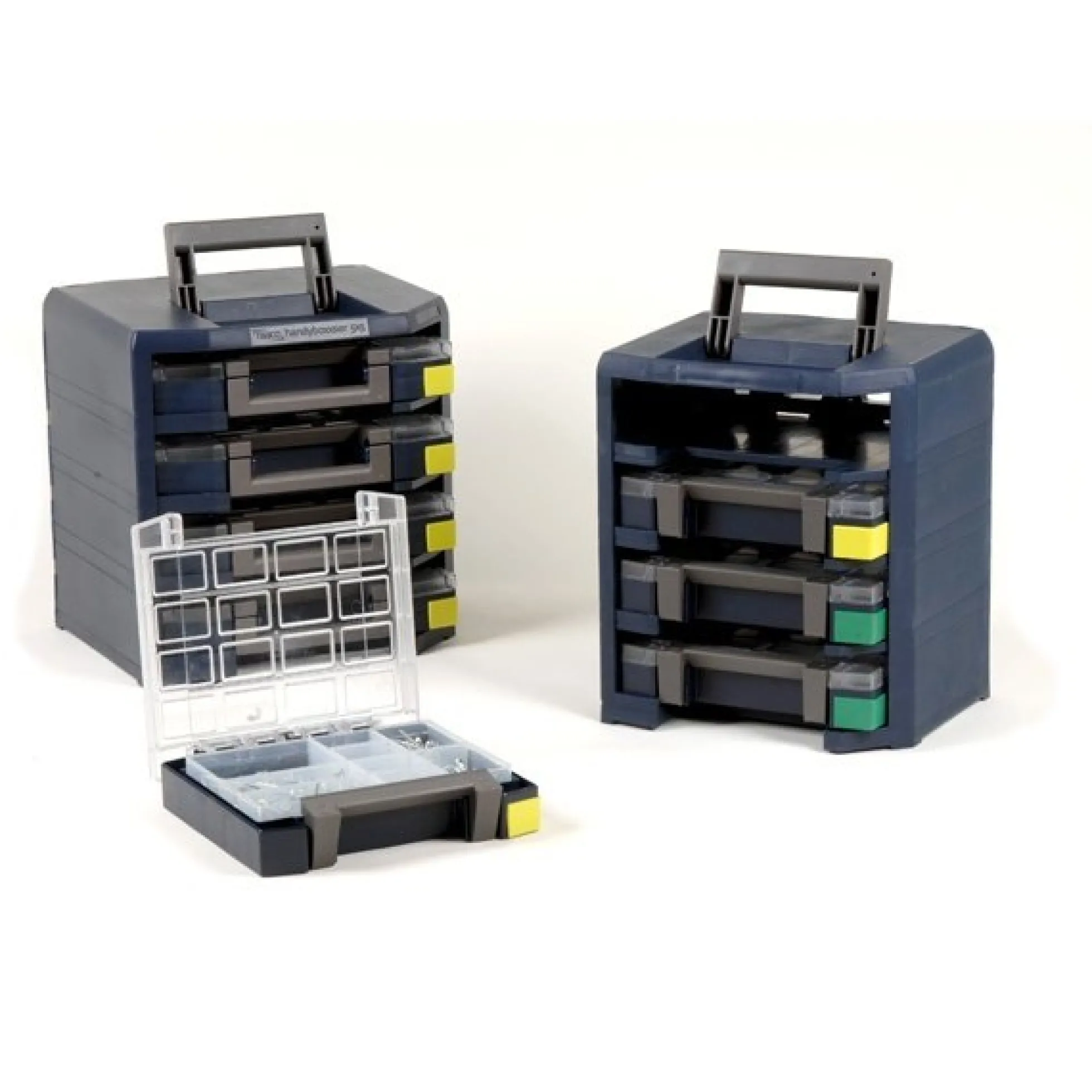 Raaco HandyBoxxser værktøjskasse, blå, 305 mm længde, 324 mm højde, 347 mm bredde, 6,51 kg vægt