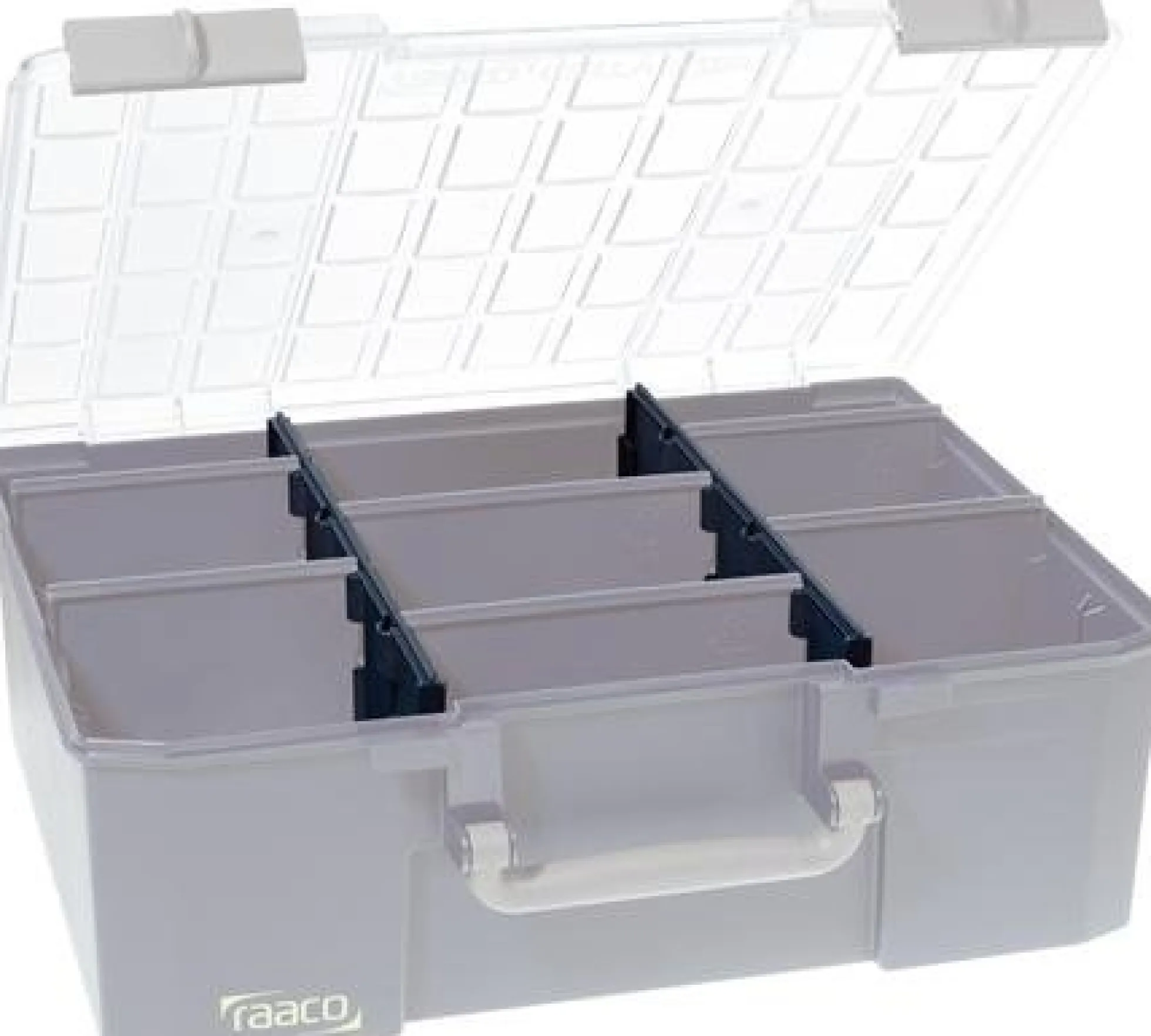 Raaco skilleplader til Carry-lite 150, lange, 2 stk