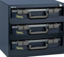 Raaco sortimentsboks safebox 80x3, 451 mm bredde, 403 mm højde, 330 mm dybde, 13.18 kg, 40 kg maks. belastning