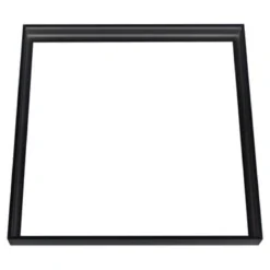 Ramme til påbygning af 60x60 cm LED-panel, hurtigmontering uden skruer, Sot kant