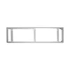 Ramme til 120x30 LED panel - Hvid kant, samlet