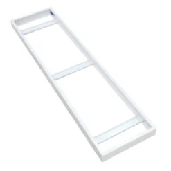 Ramme til 120x30 LED panel - Hvid kant, samlet