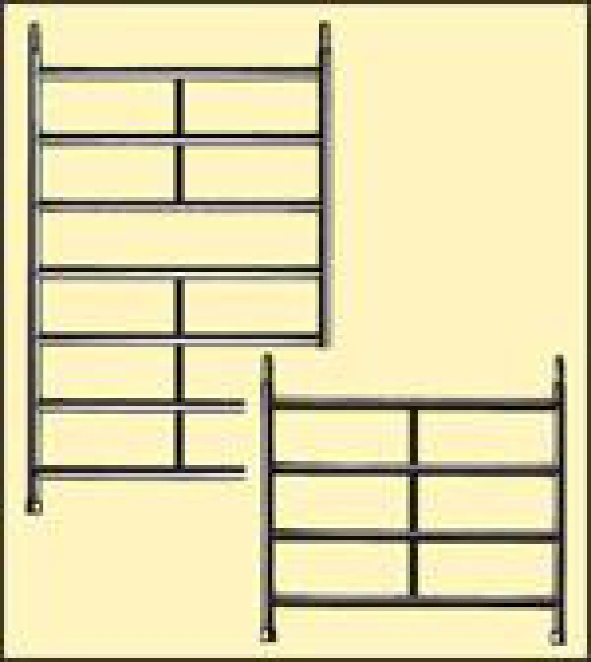 Ramme 1,35x1 m, med afstivning - Zarges