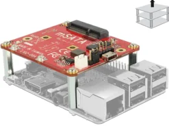 Raspberry mSATA module, Type Micro-B, incl. mounting kit