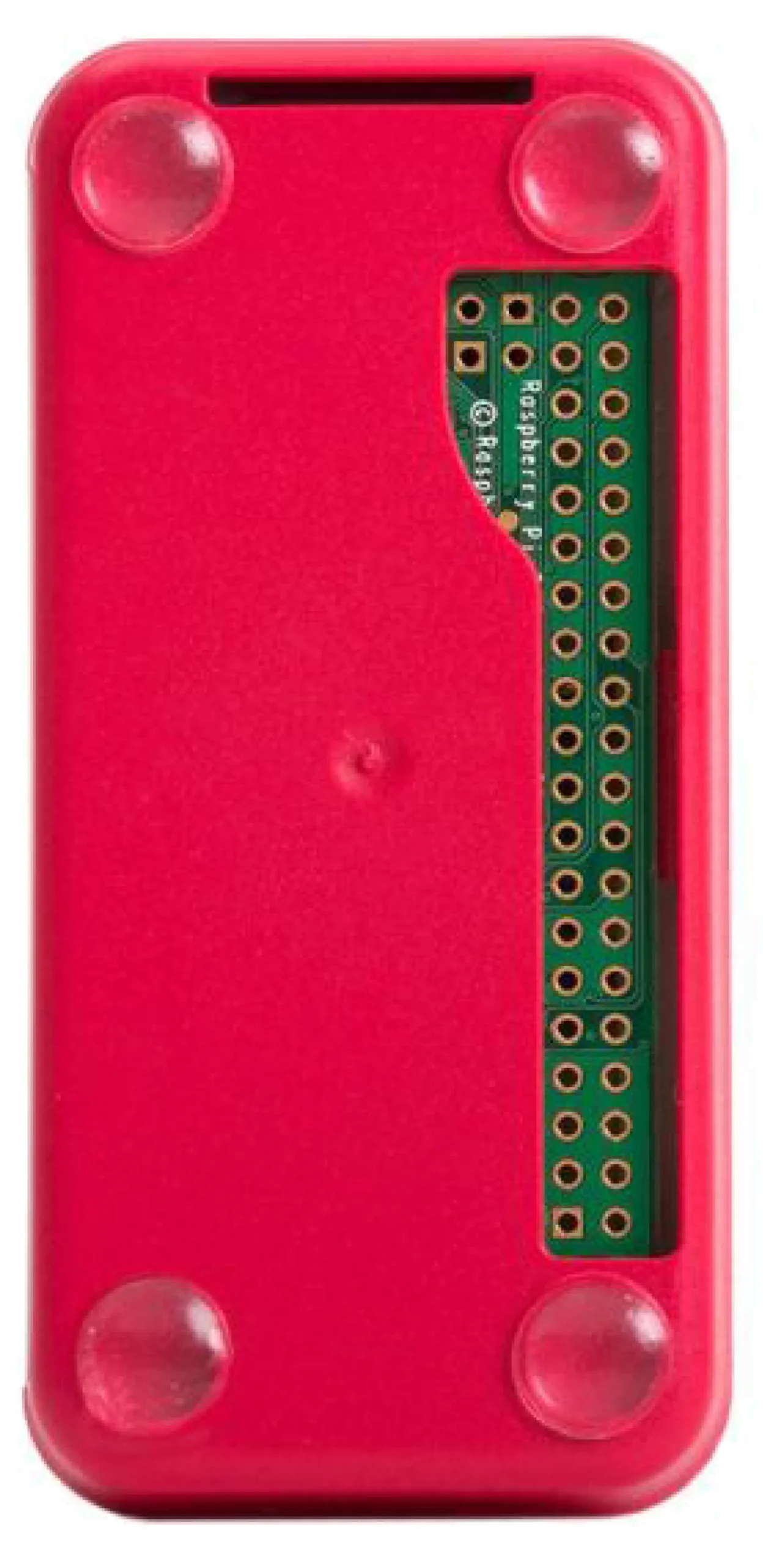 Raspberry Pi Zero official case, Zero and Zero Wireless, rød/hvid (restsalg)