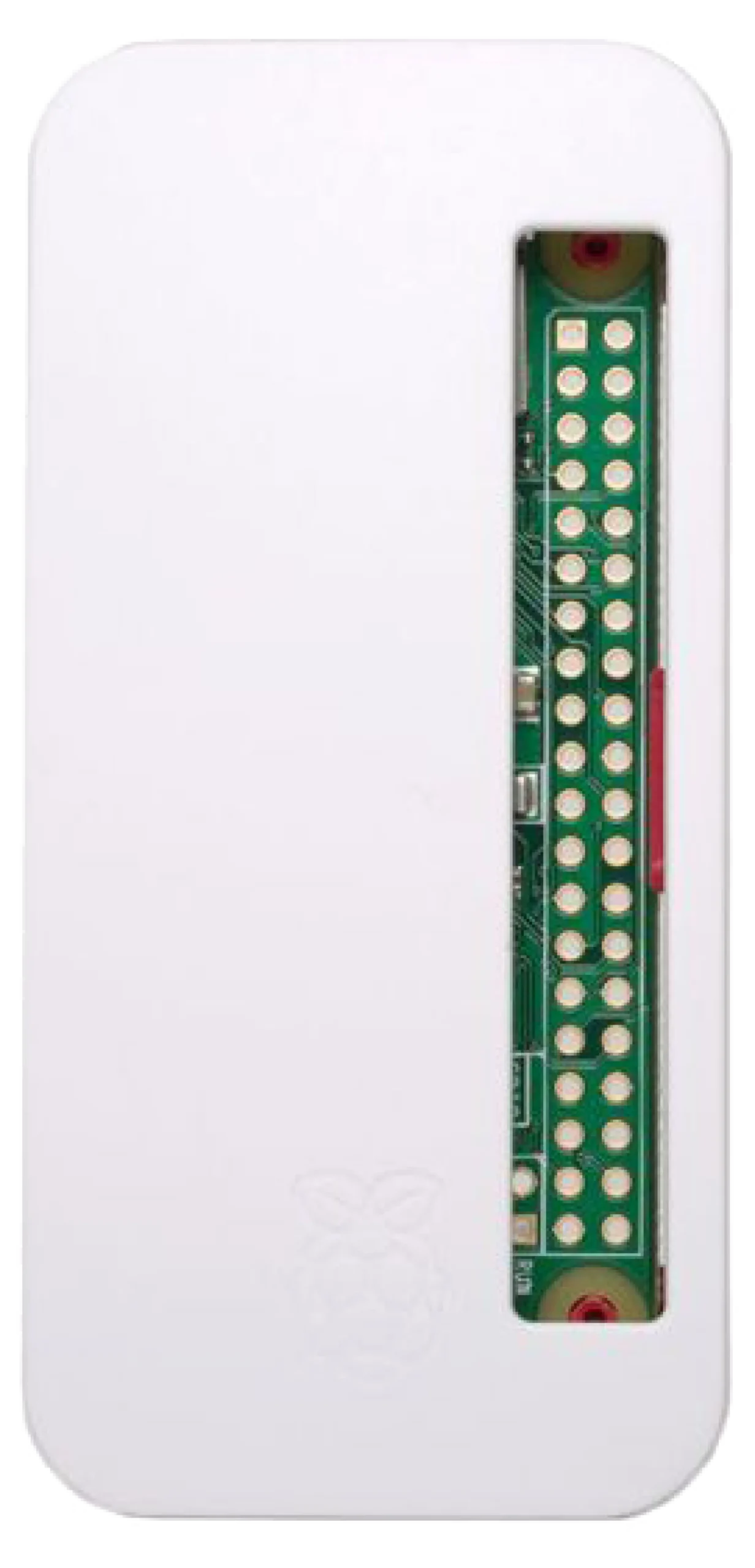 Raspberry Pi Zero official case, Zero and Zero Wireless, rød/hvid (restsalg)
