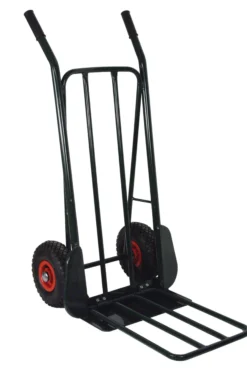Ravendo Danbøren sækkevogn med rampe, 550 x 1120 mm, mørkegrøn