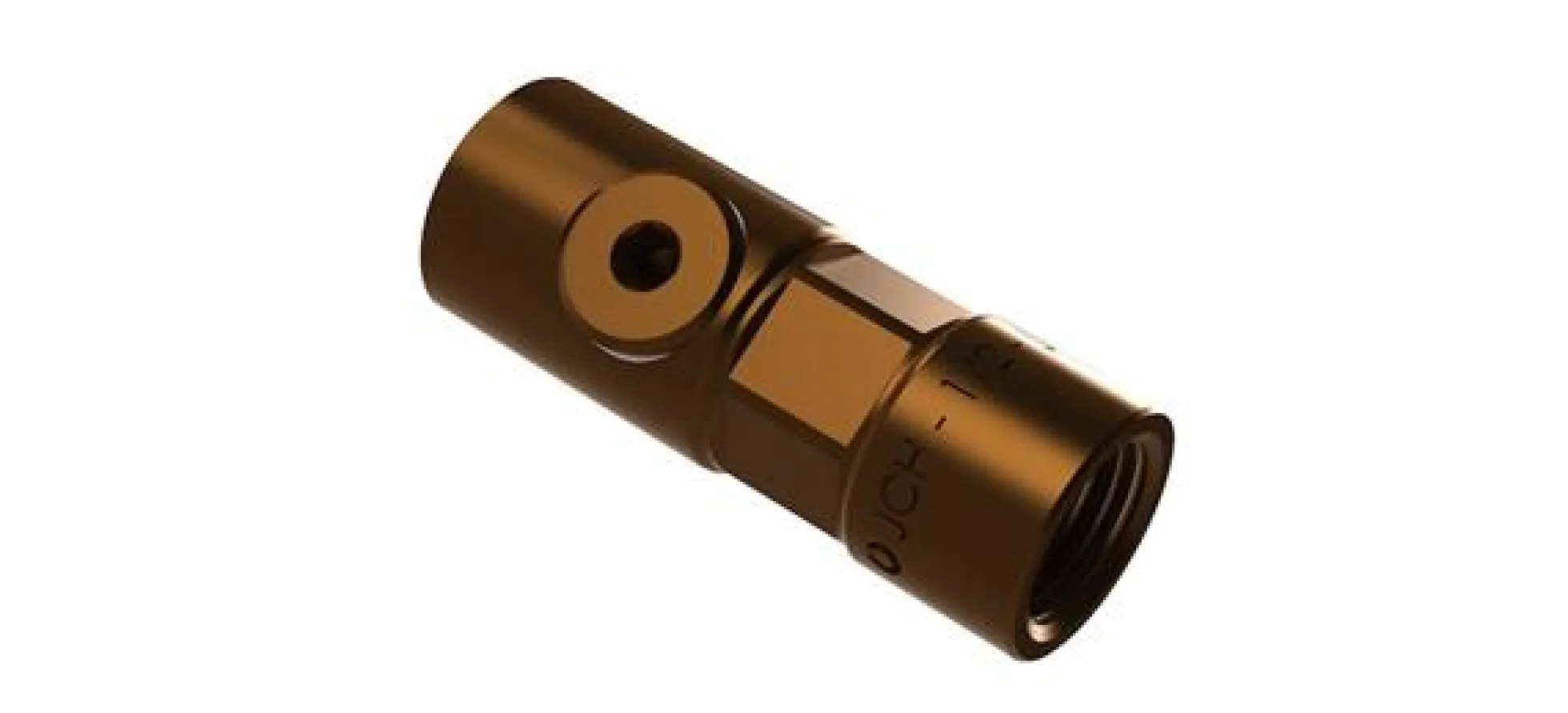 Rødgods kontrollerbar kontraventil, 1/2", Type 2280, muffe/muffe