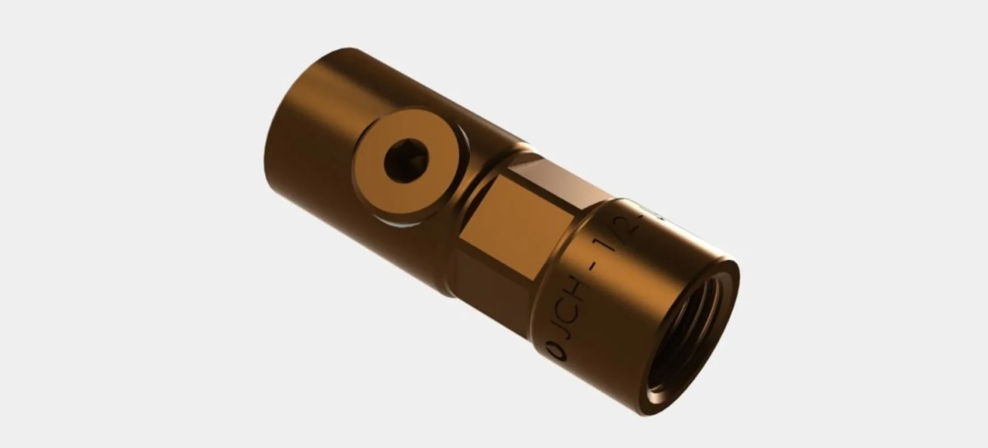 Rødgods kontrollerbar kontraventil 2", Type 2280, muffe/muffe