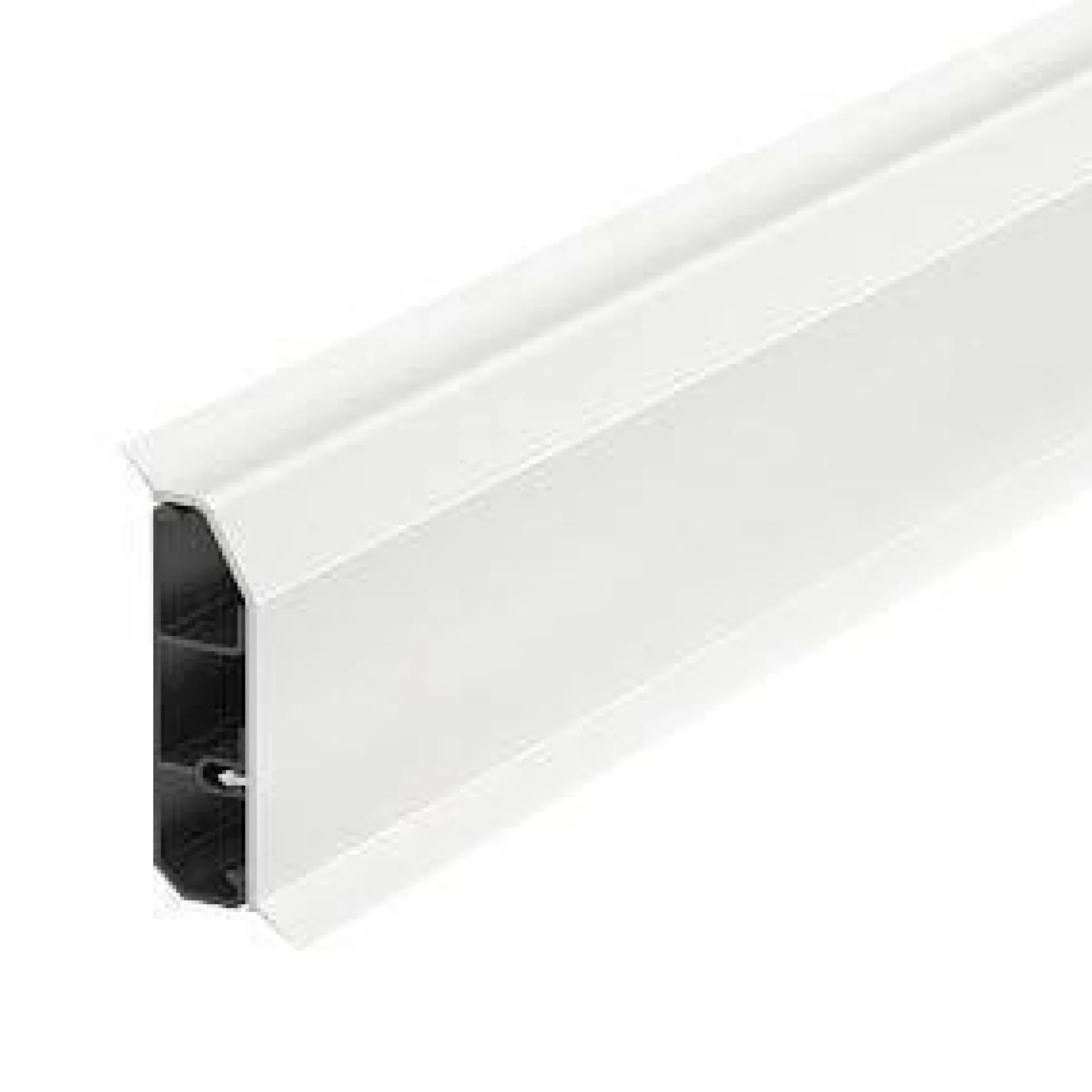 Rehau – Fodpanel med læber SL 70 x 20 mm, hvid