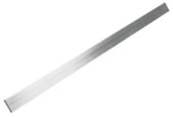 Rethold skinne i aluminium med beslag i ender