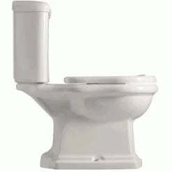 Retro WC monobl toilet, med cisterne, hvid - Lavabo