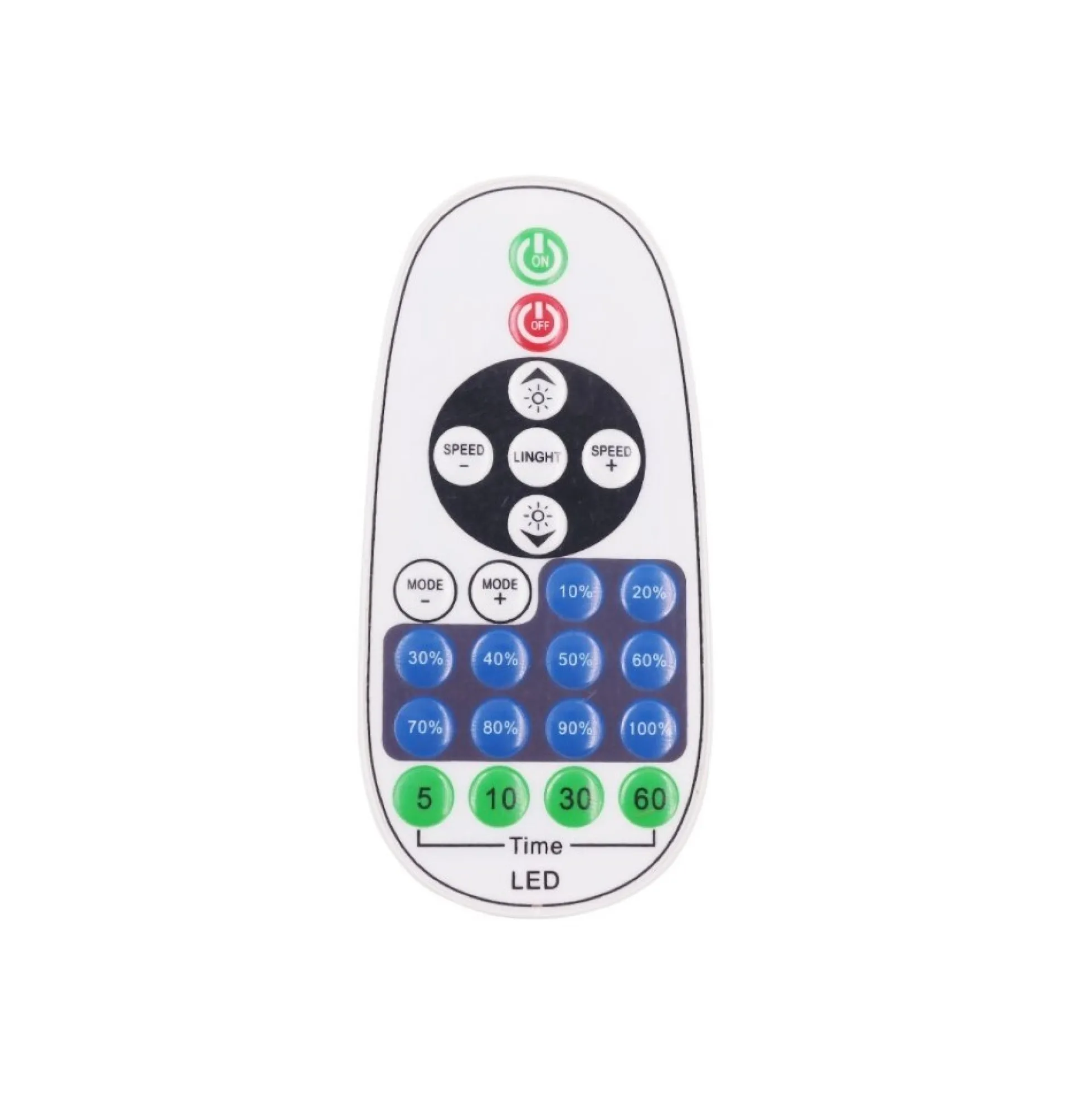 RF trådløs timer+dæmper med fjernbetjening, inkl. endeprop, til 230V 8x16 Neonflex, memory funktion, maks. 100 meter, IP67 vandtæt