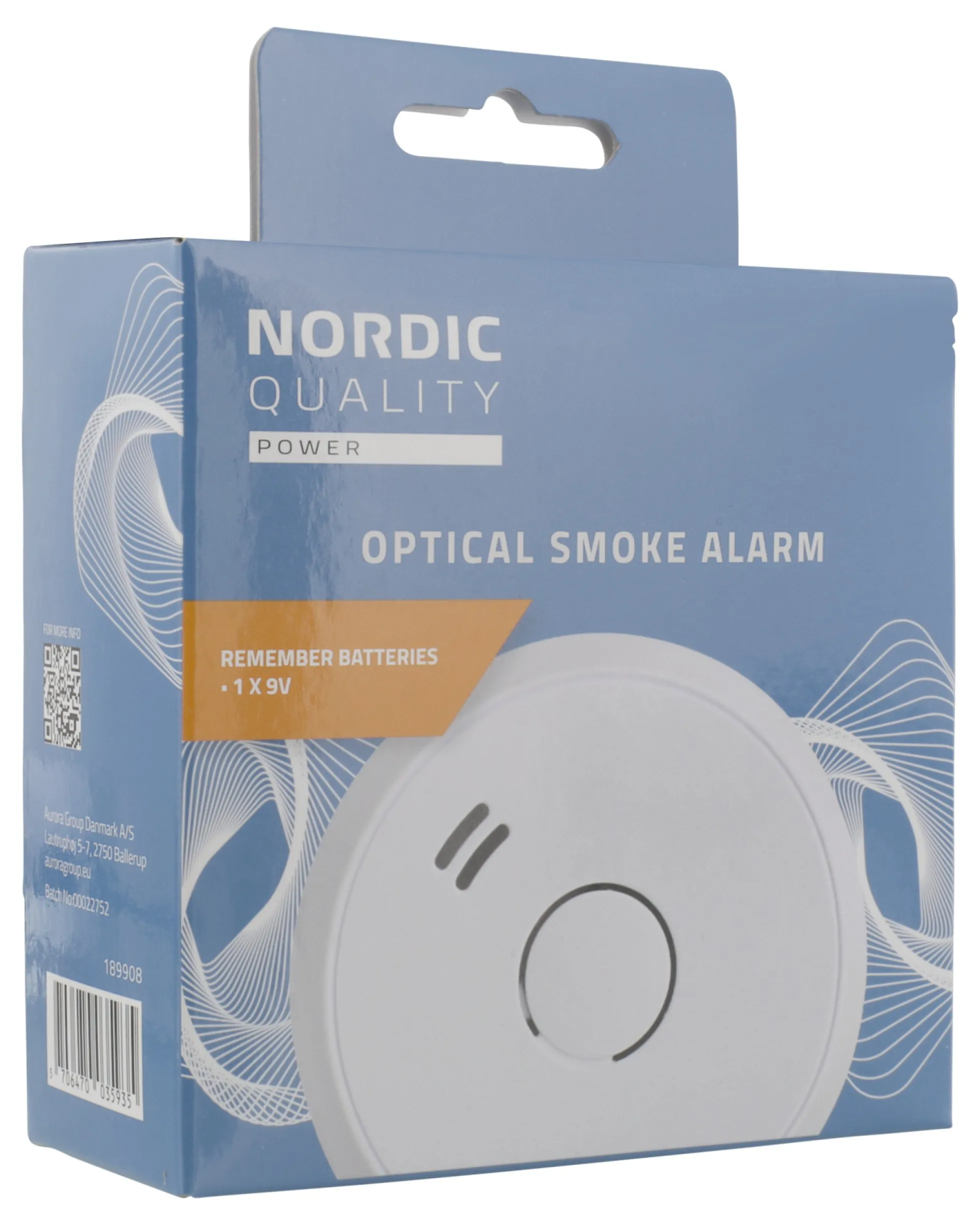 Røgalarm optisk sensor, 1 stk.