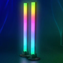 RGBIC ambient light bar, bordlampe, gamer belysning, Bluetooth (2 stk)
