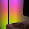RGBIC hjørnelampe, gulvlampe, Wifi, app styring, 12W, 230V, 145cm, Aluminium